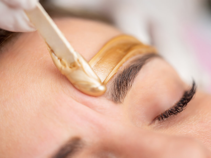 Full Face + Neck Waxing/Threading (including Brows) - $35